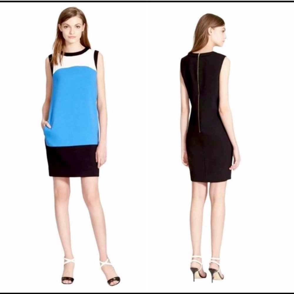 Kate Spade Maysie Sleeveless Colorblock Dress